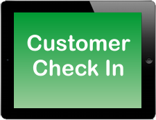 Customer Check In App on Apple iPad