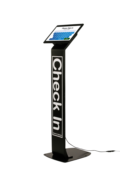 Ipad floor stand kiosk perfect for our visitor management systems.