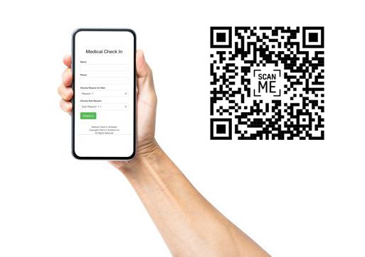 Using a QR Code makes it easy for customers to sign in from anywhere.