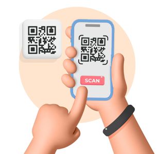 Using a QR Code makes it easy for customers to sign in from anywhere.